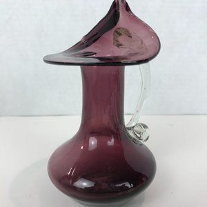 JACK IN THE PULPIT BLOWN GLASS MINI PITCHER